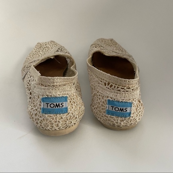 TOMS Natural Crochet Classics 7.5 - Picture 5 of 8